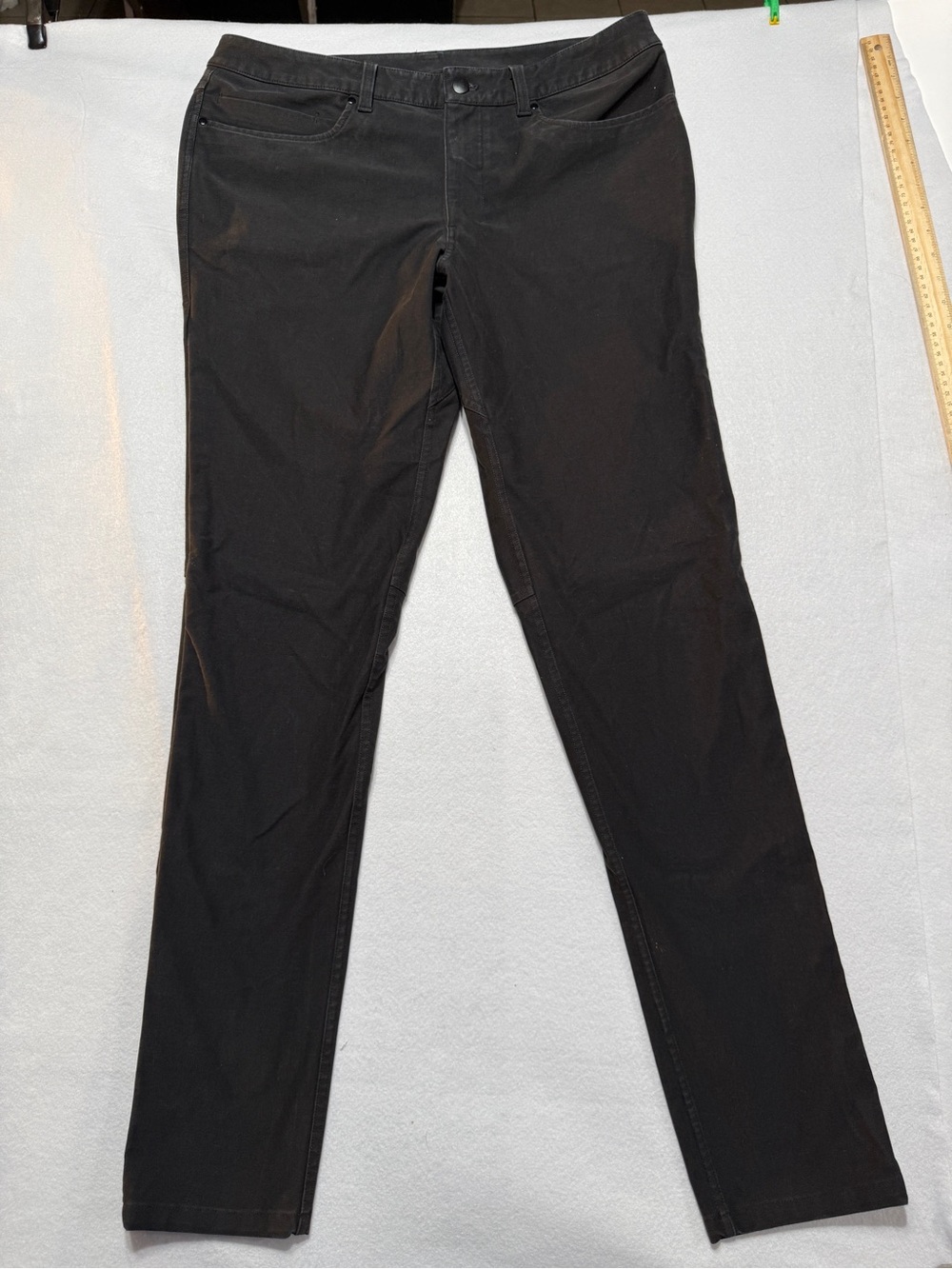 lululemon athletica Men's Black Chinos ABC Canvas Type Utility Sz 34